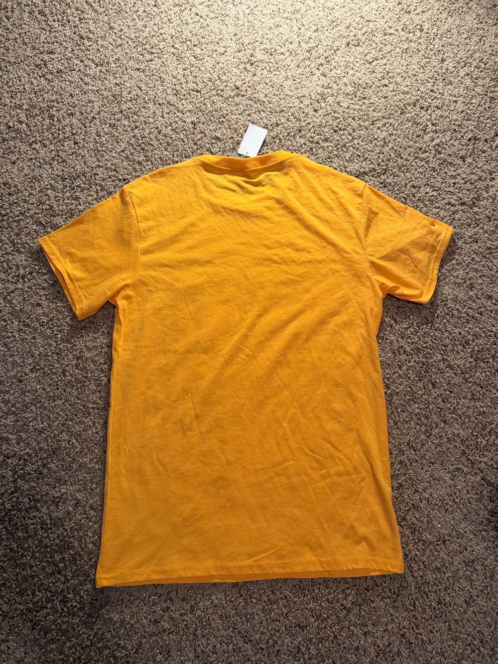 Men's Yellow Lucky Dice Graphic tee Crew Neck Short Sleeve T-Shirt Size M - Picture 2 of 3